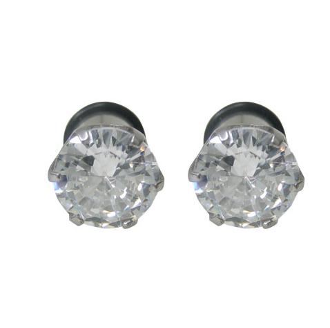 Diamond ear fashion plugs